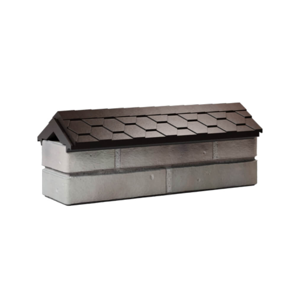 Парапет Zking Эверест Коричневый с посадкой на 0.5 кирпича (130мм) Воскресенск фото