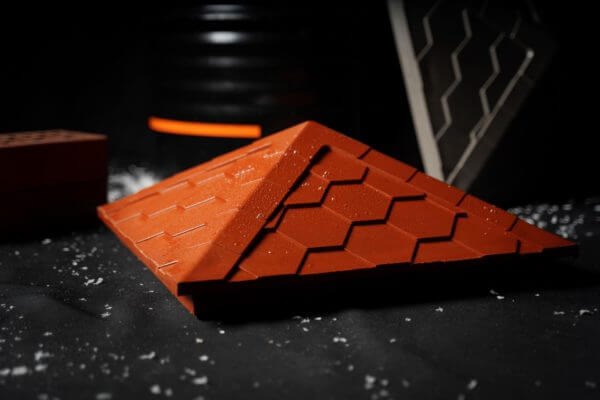 Колпак Zking Эверест Красный на столб 1.5х1.5 кирпича (390х390мм) в Воскресенске фото