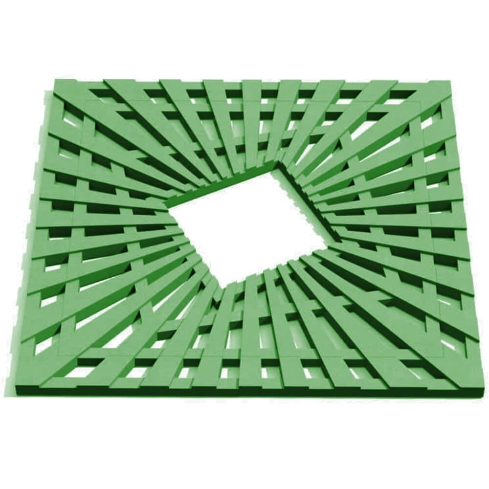 Приствольная решетка для дерева ZKING ATMOSPHERE 1.2х1.2м Зеленая Воскресенск фото