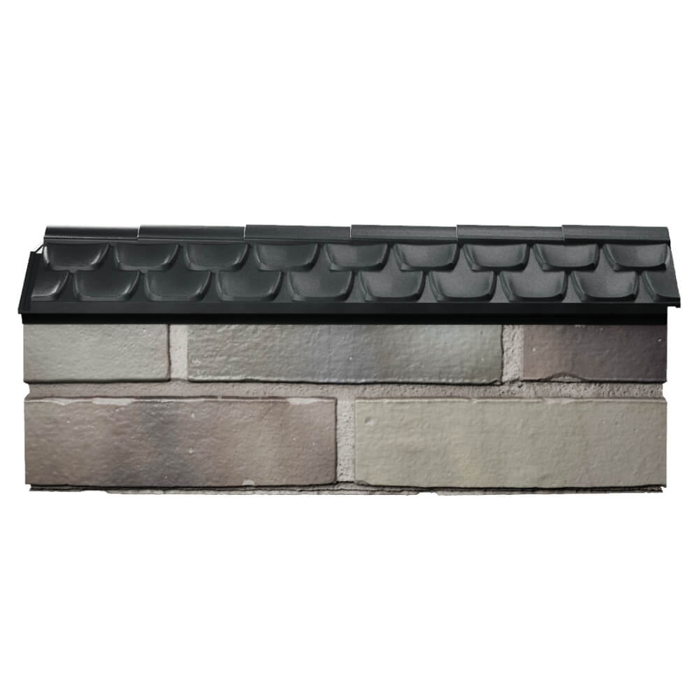 Парапет Zking Эльбрус Черный с посадкой на 0.5 кирпича (130мм) в Воскресенске фото