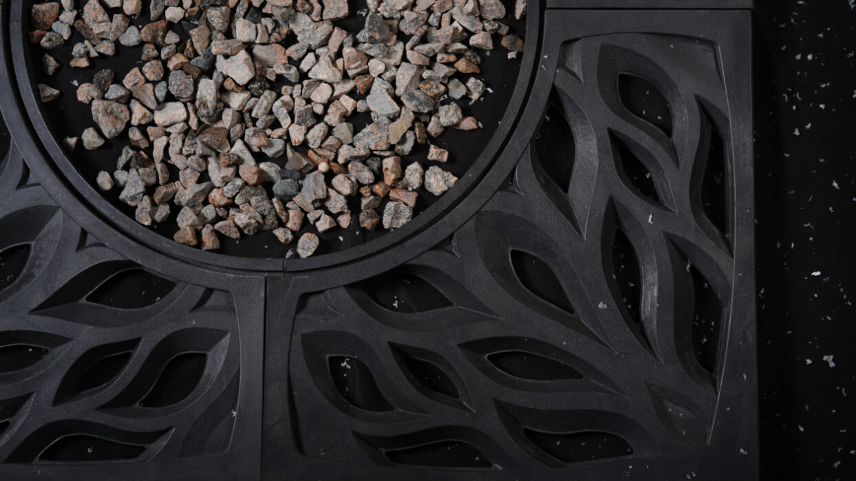 Приствольная решетка для дерева ZKING CRUST 1.2х1.2м Черная в Воскресенске фото